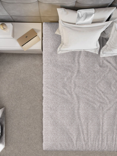 Простыня Galtex 1,5-спальная бязь Натурель на белом фоне