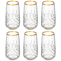 Набор стаканов 6шт стекло DECORES 480мл 197-1013