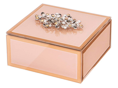 ШКАТУЛКА КОЛЛЕКЦИЯ "BROOCH" ЦВЕТ:БЕЖЕВЫЙ 12*12*8СМ 453-157 Геллиус