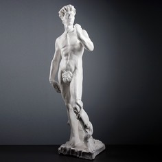 Фигура "Давид" белый, 33х44х113см Хорошие сувениры