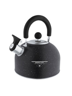 Чайник для плиты со свистком MercuryHaus нержавеющая сталь 3,0л MC-7808