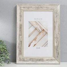 MIRAM Фоторамка пластик "МИРАМ" 20х30 см, 674463-8 (пластиковый экран)