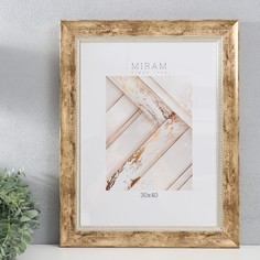 MIRAM Фоторамка пластик "МИРАМ" 30х40 см, 674453-15, (пластиковый экран)