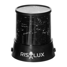 Ночник-проектор "Квакушки" LED USB/от батареек черный 10,8х10,8х11,5 см Risalux