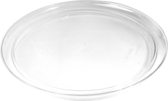 Поднос круглый Ilsa 350х350х20мм, пластик, прозрачный