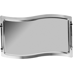 Поднос прямоугольный с ручками сталь APS Mondo 53см 4080541