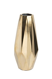 55RD3750L Ваза керамическая цвет золотой d17*37см Garda Decor