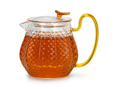 6468 FISSMAN Заварочный чайник 600 мл со стеклянным фильтром (жаропрочное стекло)
