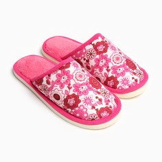 Тапочки женские Smile of Milady 9801598 розовые 36-37 RU