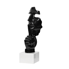 D4816(черн.) Статуэтка "Молчание" 16*14*48 Garda Decor