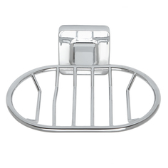 Мыльница Delphinium 6569, металлическая с держателем, хром