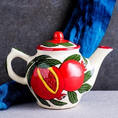 Чайник Риштанская Керамика "Гранаты", 650 мл Shafran
