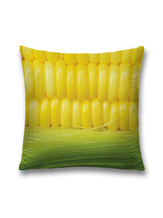 Наволочка декоративная JoyArty Солнечная кукуруза чехол на молнии, 45х45 см