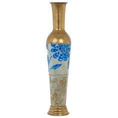 Напольная ваза для цветов металл ALAT Home 13х13х58см 726934