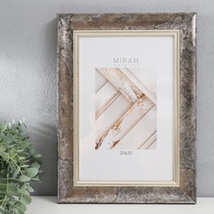 MIRAM Фоторамка пластик "МИРАМ" 20х30 см, 674483-8, (пластиковый экран)