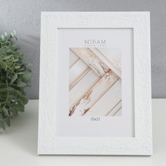 MIRAM Фоторамка пластик "МИРАМ" 15х21 см, 651561-6, (пластиковый экран)