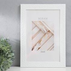 MIRAM Фоторамка пластик "МИРАМ" 20х30 см, 651660-8, (пластиковый экран)