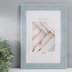 MIRAM Фоторамка пластик "МИРАМ" 20х30 см, 651798-8, (пластиковый экран)
