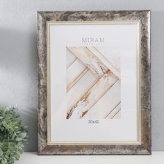 MIRAM Фоторамка пластик "МИРАМ" 30х40 см, 674483-15, (пластиковый экран)