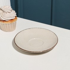 Kutahya Porselen Блюдце «Pearl», d=14,5 см, бежевое, фарфор