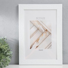 MIRAM Фоторамка пластик "МИРАМ" 20х30 см, 651561-8, (пластиковый экран)