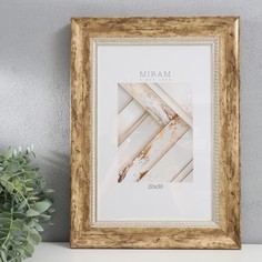 MIRAM Фоторамка пластик "МИРАМ" 20х30 см, 674453-8, (пластиковый экран)