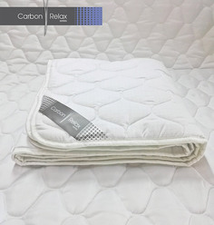 Наматрасник Maktex стеганый 140 х 200 Carbon-Relax клетка
