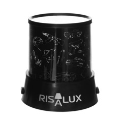 Ночник-проектор "Военная техника" LED USB/от батареек черный 10,8х10,8х11,5 см Risalux