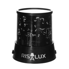 Ночник-проектор "Динозавры" LED USB/от батареек черный 10,8х10,8х11,5 см Risalux