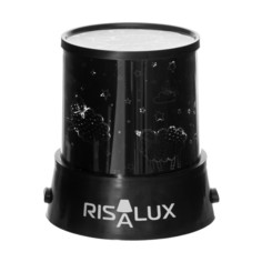 Ночник-проектор "Овечки" LED USB/от батареек черный 10,8х10,8х11,5 см Risalux