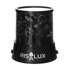 Ночник-проектор "Медузы" LED USB/от батареек черный 10,8х10,8х11,5 см Risalux