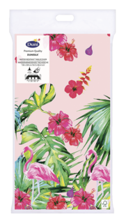 Скатерть Duni Silk Aloha Floral бумажная 138 х 220 см