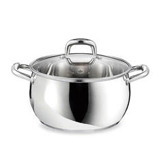Кастрюля Maestro со стеклянной крышкой 16 см / 2 л MR-3515-16 No Brand