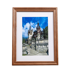 Фоторамка 15х20 (3N68) орех (пластиковый экран) 1079859 Sima Land