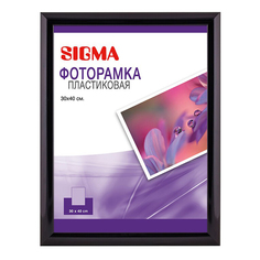 Фоторамка классическая универсальная прямоугольная Sigma 30x40 см черная