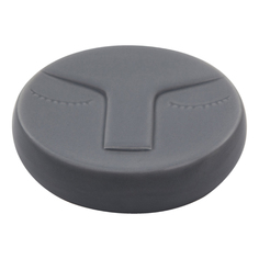Мыльница Rock доломит 11x2,5 см серая No Brand