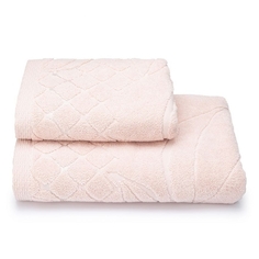 Полотенце Cleanelly 70x130 см махровое с рисунком розовый ПЦ 3501-1690