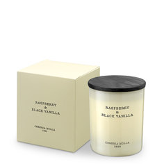 Ароматическая свеча Cereria Molla Малина и Черная Ваниль Raspberry & Black Vanilla 230 г