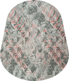 Ковер Принт КАТОРИ (93_40) 150 x 200 Овальный Белка