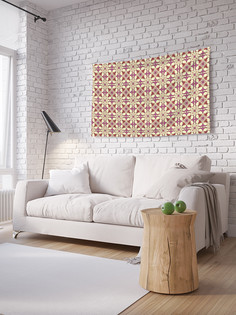 Горизонтальное фотопанно JoyArty Испанская мозаика, из ткани, 150х200 см