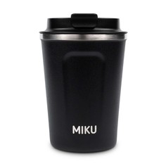 Термокружка MIKU 380 мл, черная