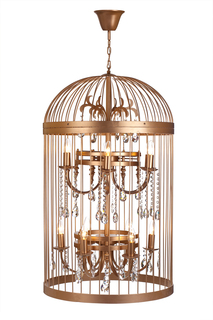 Дизайнерские люстры и светильники BIRDCAGE D60 Gold Sb30