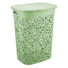 Корзина для белья флора 55л мята м2621 Idea