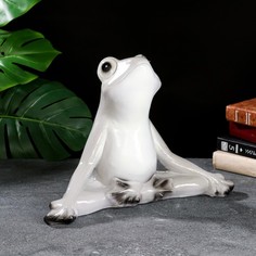 Фигура "Лягушка" серый камень, 28см Хорошие сувениры