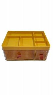 Органайзер для хранения косметики CosmeticOrganizer Ripoma 00117314 желто-прозрачный1шт.