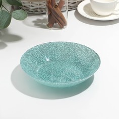 Luminarc Тарелка глубокая Icy Turquoise, стеклянная, d=20 см,