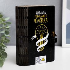 Копилка "Гениальный человек" 17,5х12х5,5 см No Brand