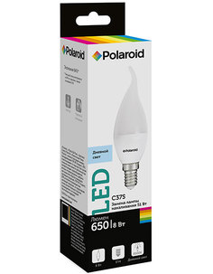 Светодиодная лампа Polaroid 220V C3S7 8W 6500K E14 650lm