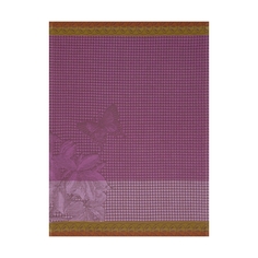 Полотенце кухонное, 38х54 см фиолетовое, JARDIN DES PAPILLONS Le Jacquard Francais