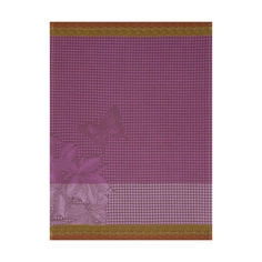 Полотенце кухонное, 38х54 см фиолетовое, JARDIN DES PAPILLONS Le Jacquard Francais